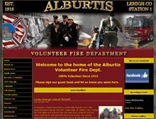 Tablet Screenshot of alburtisfiredept.com